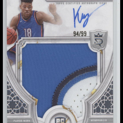 Keyontae Johnson 2023-24 #123 Topps Royalty Patch and Auto #/99