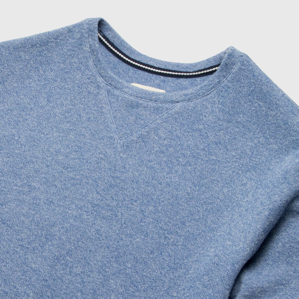 Butch Cashmist Crewneck - Blue Heather