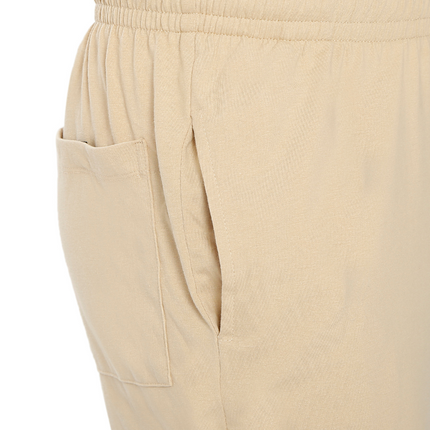 Mens Pull On Elastic Waist Knit Pants - Relaxed Dressing for Comfort