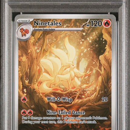 2023 Pokemon Obf En-Obsidian Flames Illustration Rare Ninetales 10 PSA #199