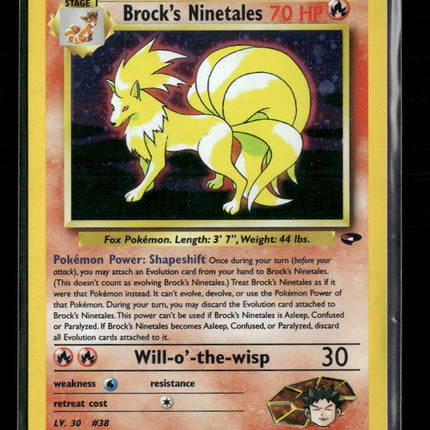 Gym Challenge Brock's Ninetales #003/132