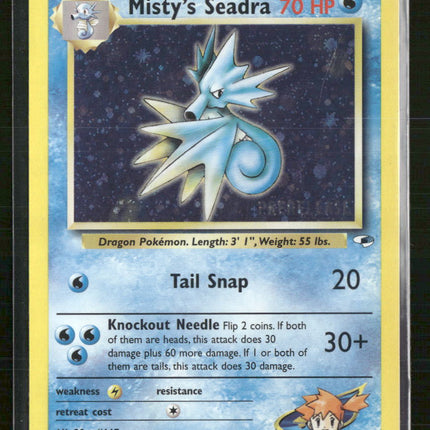 WoTC Promo Misty's Seadra (Prerelease) #009/132