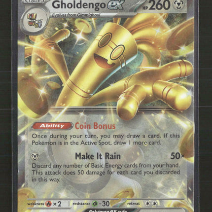 SV04: Paradox Rift Gholdengo ex #139/182