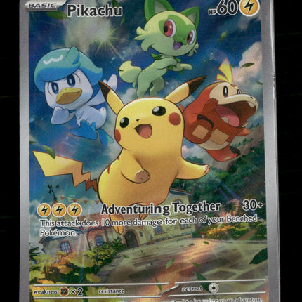 SV: Scarlet & Violet Promo Cards Pikachu #027