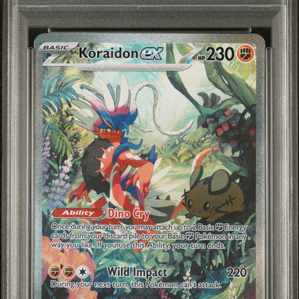 2023 Pokemon Scarlet & Violet SIR Koraidon Ex 10 PSA #247