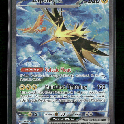 SV: Scarlet & Violet 151 Zapdos ex #202/165