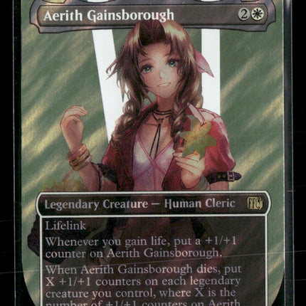 FINAL FANTASY Aerith Gainsborough (Borderless) (Surge Foil) #519