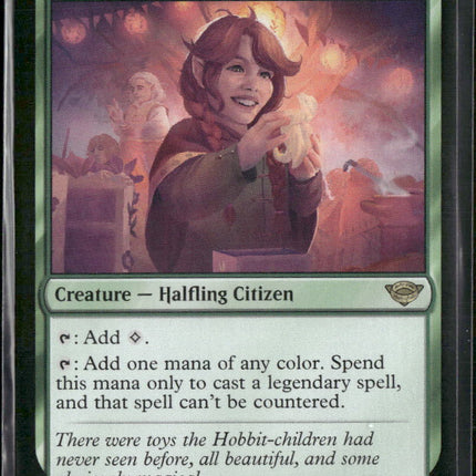 Magic the Gathering: Tales of Middle-earth Delighted Halfling #158