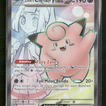 SV09: Journey Together Lillie's Clefairy ex #173/159