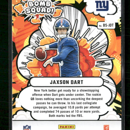 Jaxson Dart 2025 Donruss Bomb Squad #BS-TSH