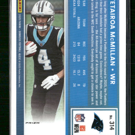 Tetairoa McMillan 2025 Donruss Optic Rated Rookies Red Pandora #314