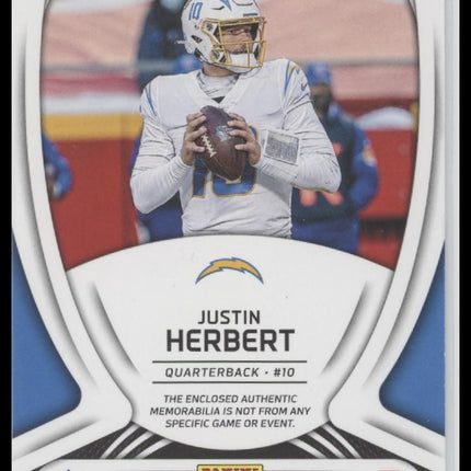 Justin Herbert 2021 Panini Certified Materials Patch #/299 #M-JH
