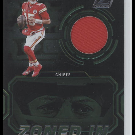 Patrick Mahomes II 2024 Panini Zenith Zoned In #ZI-PMS