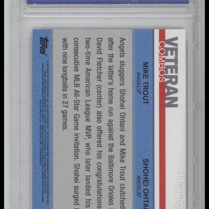 Shohei Ohtani / Mike Trout 2019 Topps Pacific Power VC CCG 10 #US189