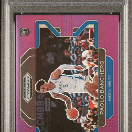 2022-23 Panini Draft Picks Variation-Purple Prizm Paolo Banchero 10 PSA #52