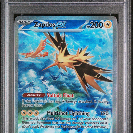 2023 Pokemon Mew En-151 Special Illustration Rare Zapdos Ex 8 PSA #202