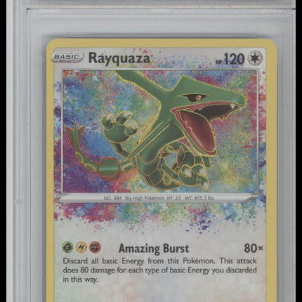 2020 Pokemon Sword & Shield Vivid Voltage Vivid Voltage Rayquaza 9 PSA #138