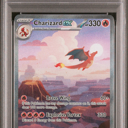 2023 Pokemon Mew En-151 Special Illustration Rare Charizard Ex 9 PSA #199