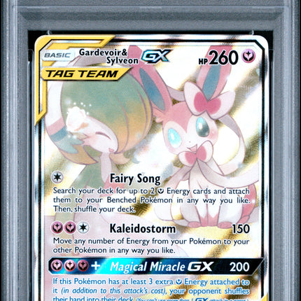 2019 Pokemon Sun & Moon Unbroken Bonds -Fa Gardevoir & Sylveon Gx 10 PSA #205
