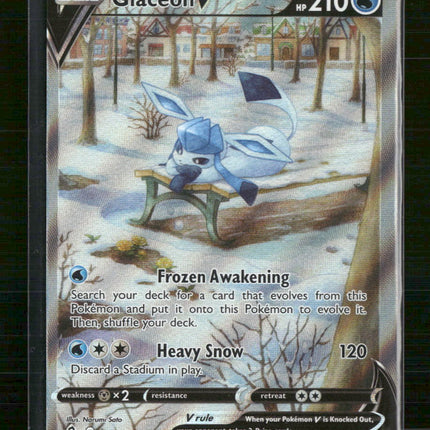 SWSH07: Evolving Skies Glaceon V (Alternate Full Art) #175/203