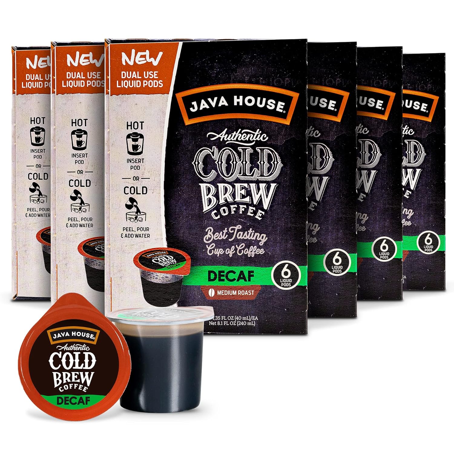 Cold Brew Coffee Pods - Decaf
