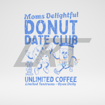 MOMS DONUT DATE CLUB TEE - CREAM