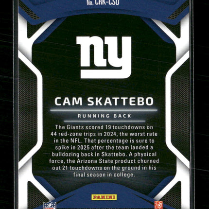 Cam Skattebo 2025 Panini Certified Rookies #CRK-CSO
