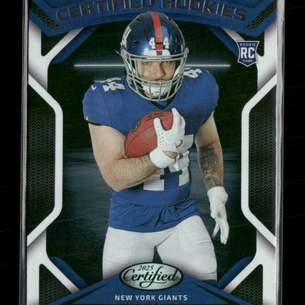 Cam Skattebo 2025 Panini Certified Rookies #CRK-CSO