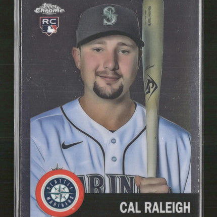 2022 Topps Chrome Platinum Anniversary Cal Raleigh Rookie #237