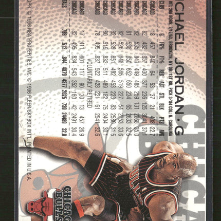 1996-97 Fleer European Michael Jordan #13