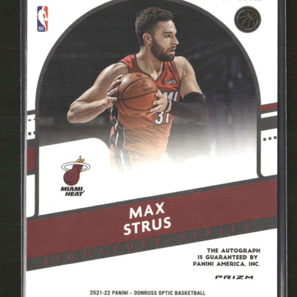 2021-22 Donruss Optic Signature Series Holo Max Strus Auto #SS-MSR