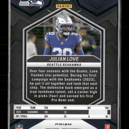 2024 Panini Mosaic Mosaic Choice Peacock Julian Love #203
