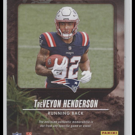 2025 Panini Ground Hoggs Memorabilia #/116 TreVeyon Henderson #GHM-THN