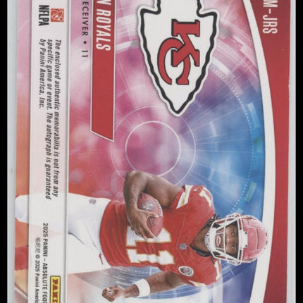 2025 Panini Absolute Rookie Premiere Auto Quad #/399 Jalen Royals #RPM-JRS