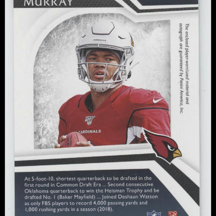2019 Panini Limited Silver Spotlight Kyler Murray Rookie #/49 Auto #141