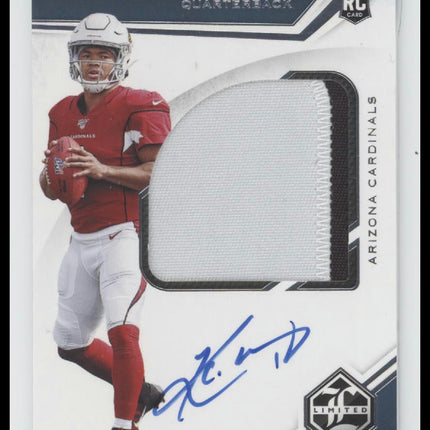 2019 Panini Limited Silver Spotlight Kyler Murray Rookie #/49 Auto #141