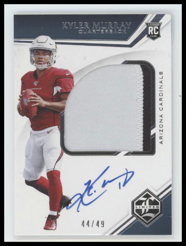2019 Panini Limited Silver Spotlight Kyler Murray Rookie #/49 Auto #141