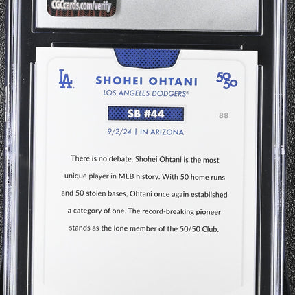 2024 50/50 Shohei Ohtani 10 CGC #88