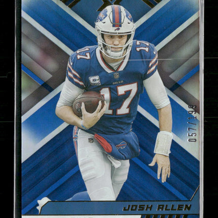 2022 Panini XR Blue Josh Allen #/199 #3