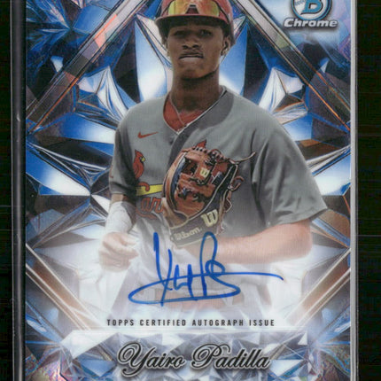 2025 Bowman Chrome Sapphire Selections Auto Yairo Padilla Auto #SSA-YP