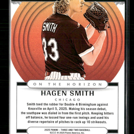 2025 Panini Three and Two On The Horizon Holo Gold Hagen Smith #/10 #5