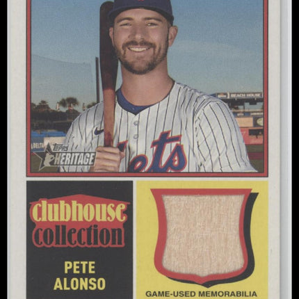 2025 Topps Heritage Clubhouse Collection Relics Pete Alonso #CCR-PA