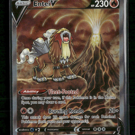 Crown Zenith: Galarian Gallery Entei V #GG36/GG70