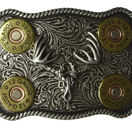Nocona Bone Collector Shotgun Shell - Belt Buckle