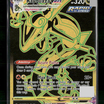 SWSH12: Silver Tempest Trainer Gallery Rayquaza VMAX (Secret) #TG29/TG30