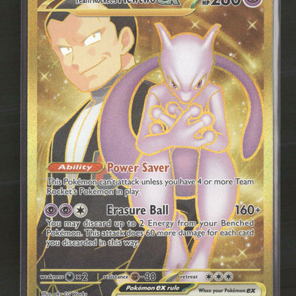 SV10: Destined Rivals Team Rocket's Mewtwo ex #240/182
