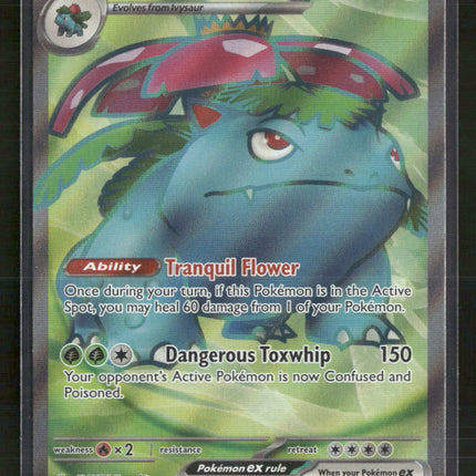 SV: Scarlet & Violet 151 Venusaur ex #182/165