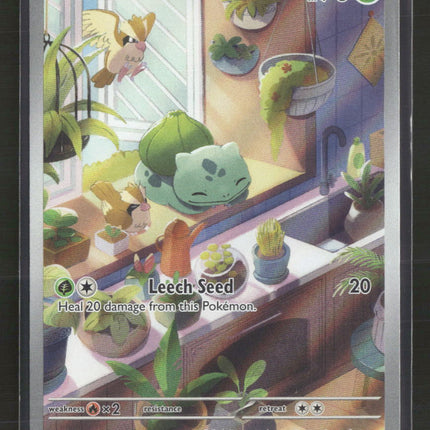 SV07: Stellar Crown Bulbasaur #143/142