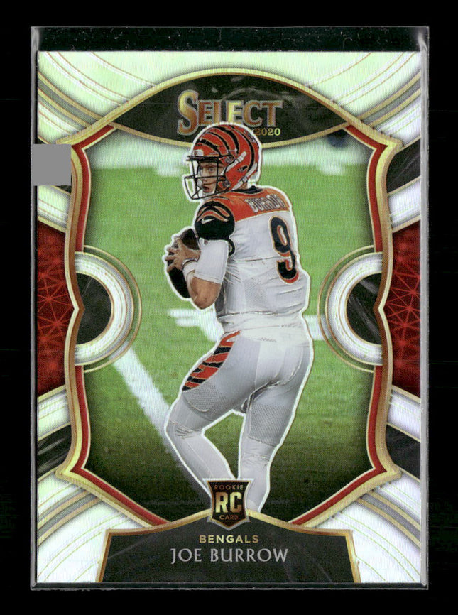 2020 Panini Select Silver Prizm Joe Burrow Rookie #46