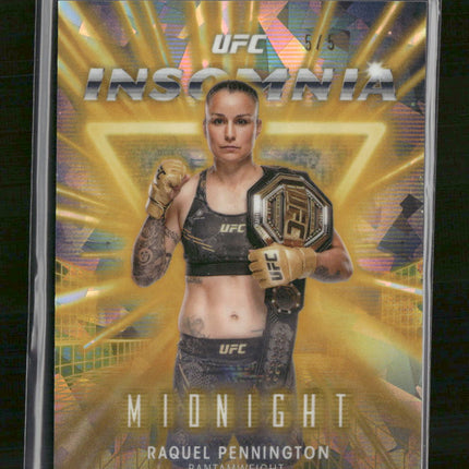 2025 Topps Midnight UFC Insomnia Daybreak Raquel Pennington #/5 #IN-7